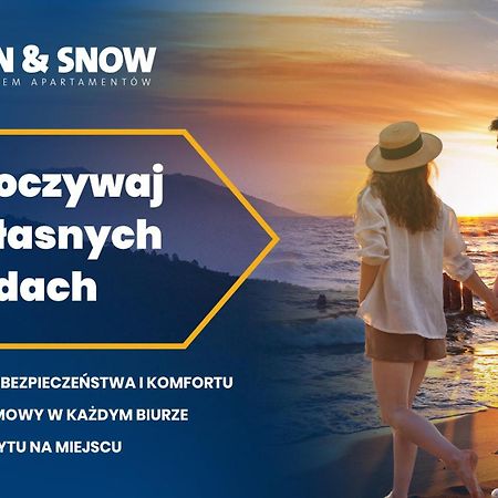 Apartamenty Sun & Snow Wechta - Promenada Gwiazd Z Sauna Miedzyzdroje Exteriör bild